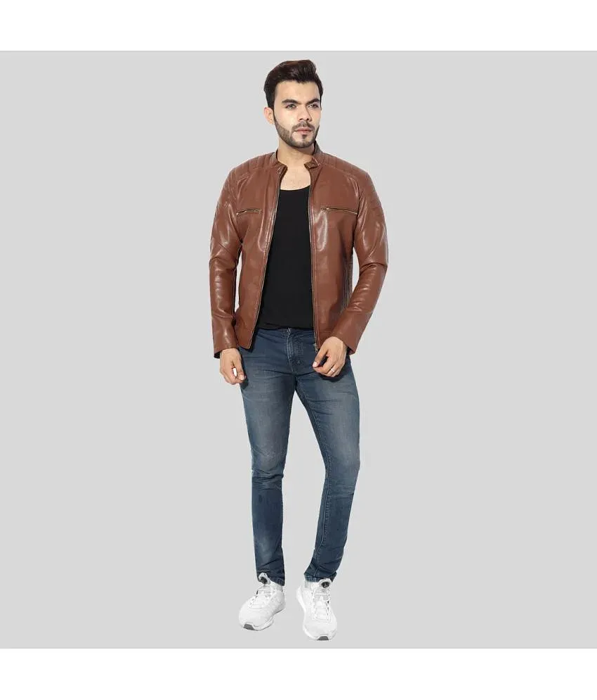 Garmadian pu sale leather jacket