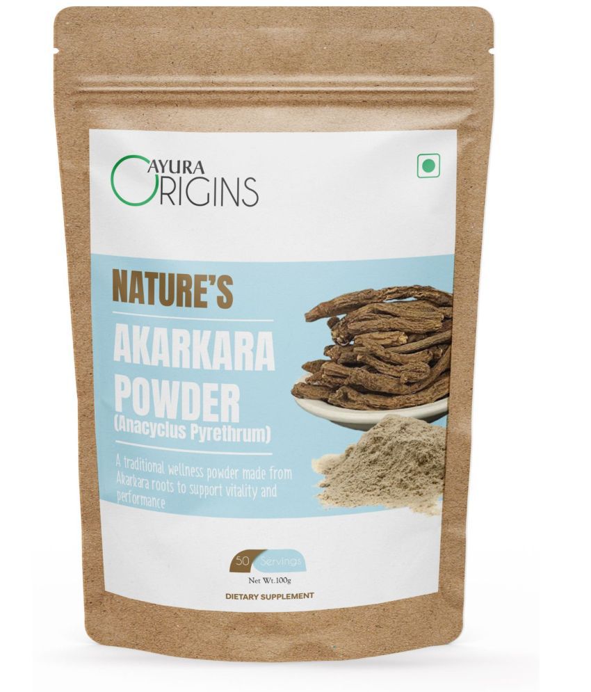     			Ayura Origin Nature's Akarkara Powder Nutrition Drink Powder 100 gm Unflavoured