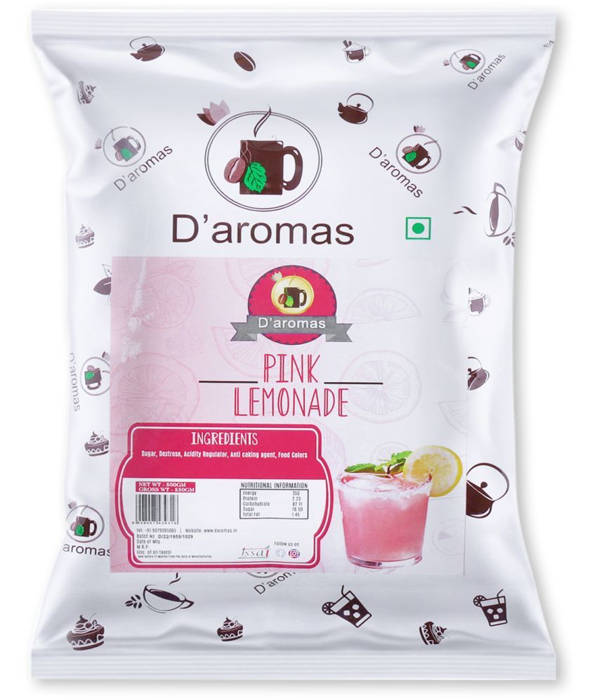     			D'aromas Pink Lemonade Ice Tea Iced Tea Drink 500 gm