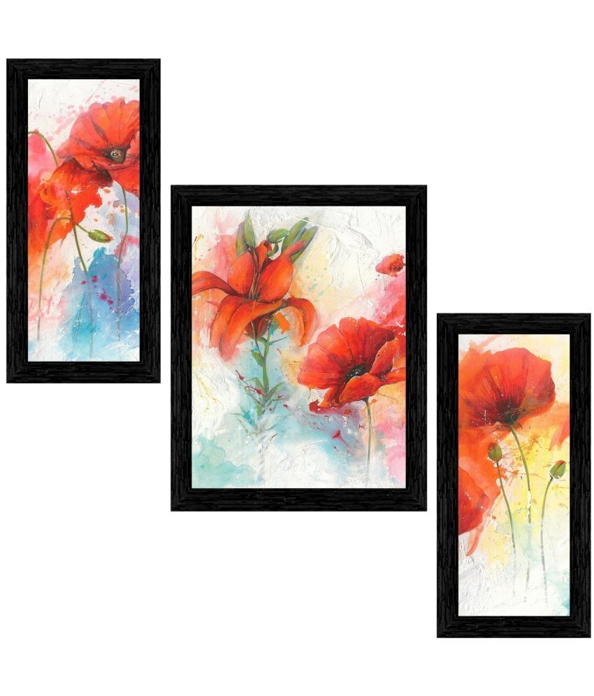     			Indianara - Floral Painting With Frame