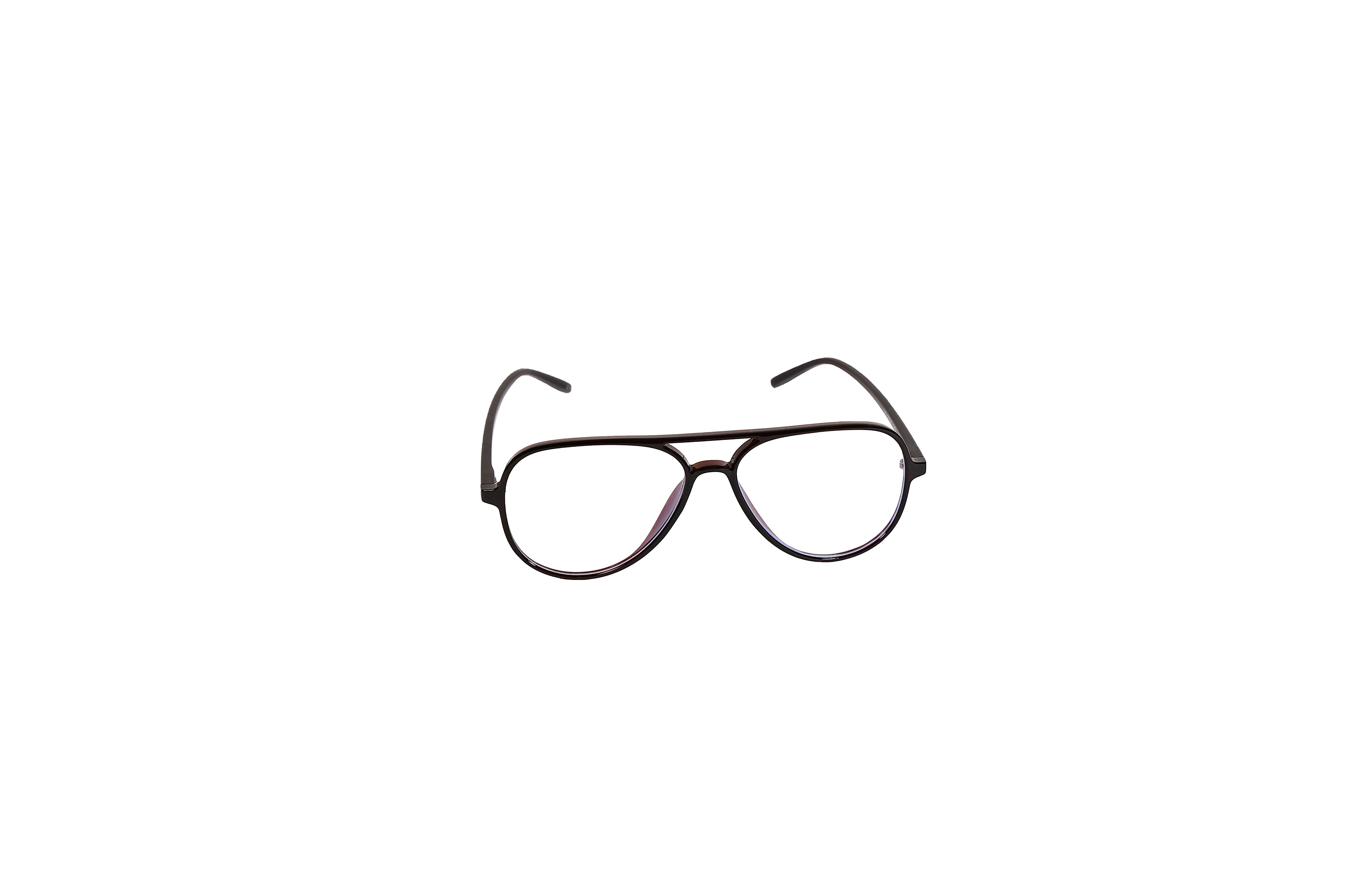     			SANEYEWEAR - Brown Full Rim Square Computer Glasses ( Pack of 1 )