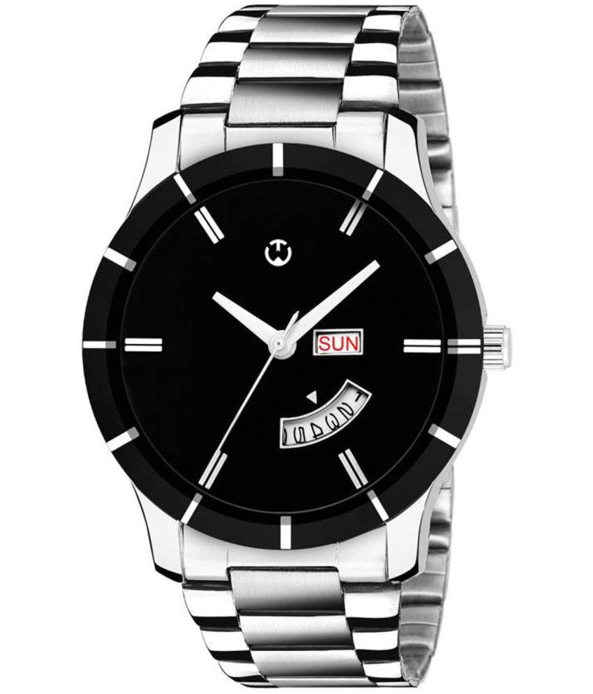     			Wizard Times - Silver STAINLESS STEEL Analog Men's Watch