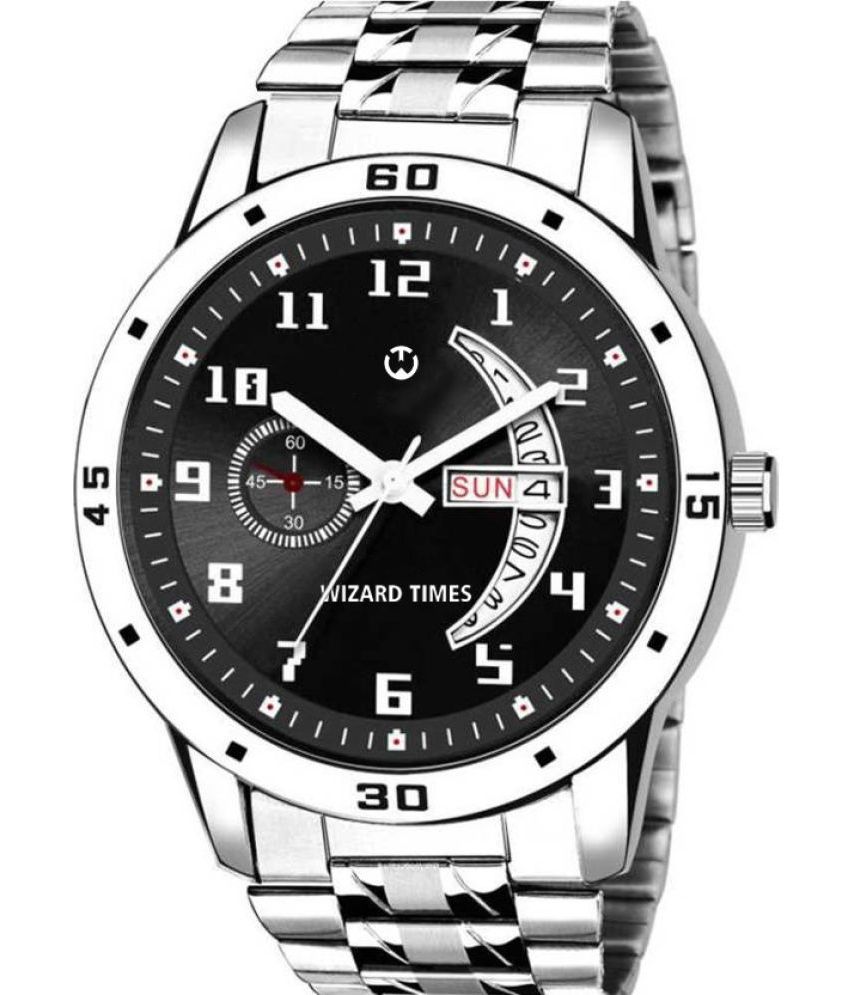     			Wizard Times - Silver Stainless Steel Analog Men's Watch