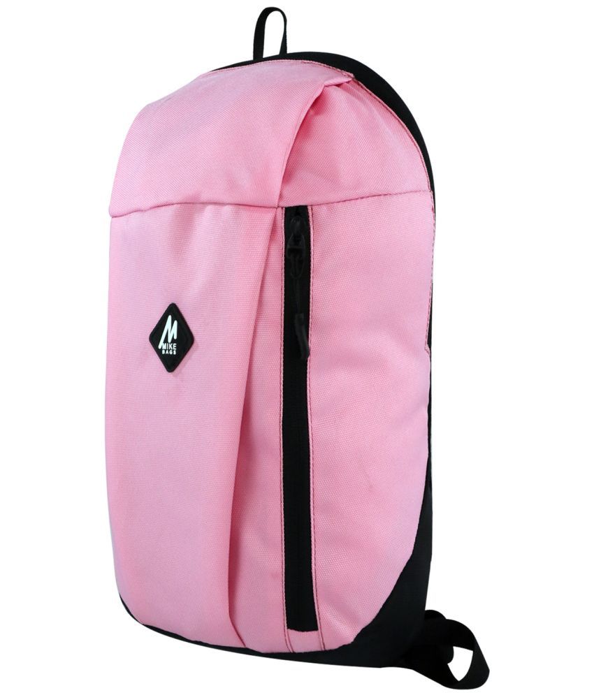     			mikebag 10 Ltrs Pink Polyester College Bag