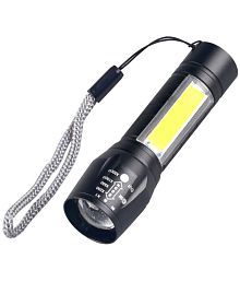 DAYBETTER - 3W Rechargeable Flashlight Torch ( Pack of 1 )