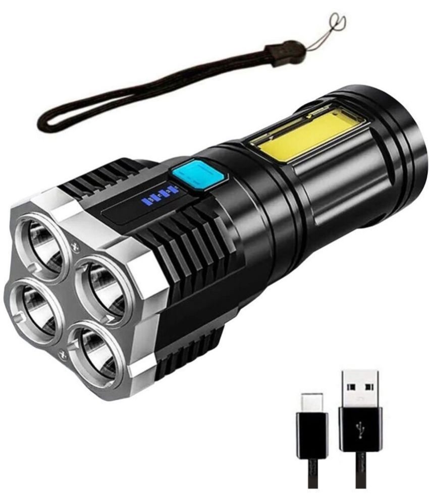     			Amz Deals - 20W Rechargeable Flashlight Torch ( Pack of 1 )