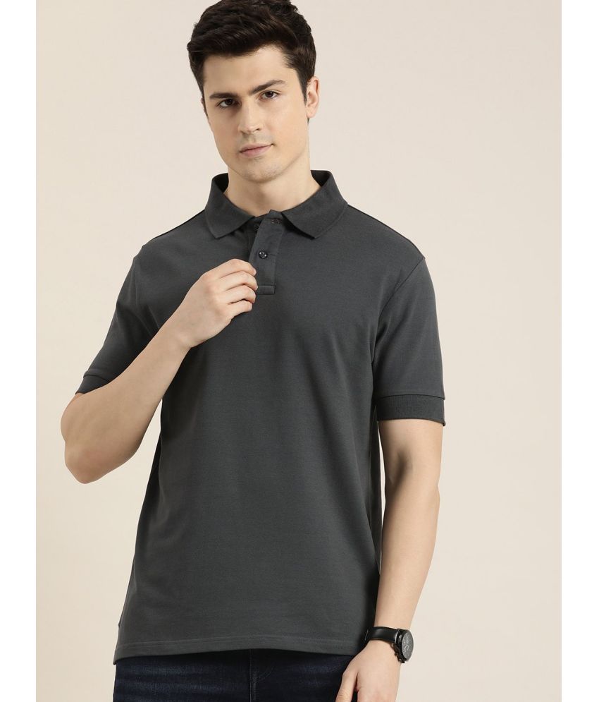     			Dillinger - Grey Cotton Regular Fit Men's Polo T Shirt ( Pack of 1 )