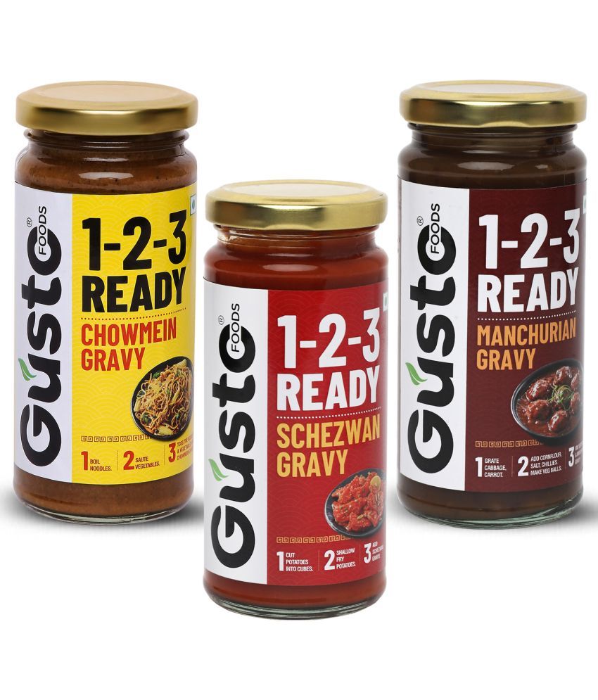     			Gusto Foods 3 Flavours Chinese Gravy 750 gm Pack of 3