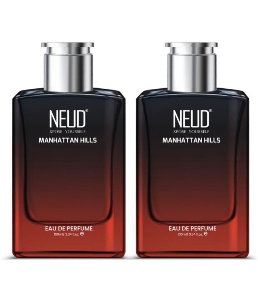     			NEUD Manhattan Hills Luxury Perfume for Sophisticated Men Long Lasting EDP, 100 ml Each (Pack of 2)