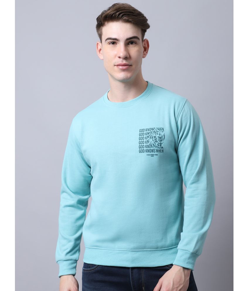     			OBAAN - Blue Cotton Blend Regular Fit Men's Sweatshirt ( Pack of 1 )