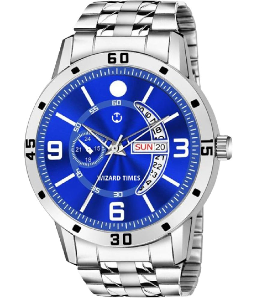     			Wizard Times - Silver Stainless Steel Analog Men's Watch