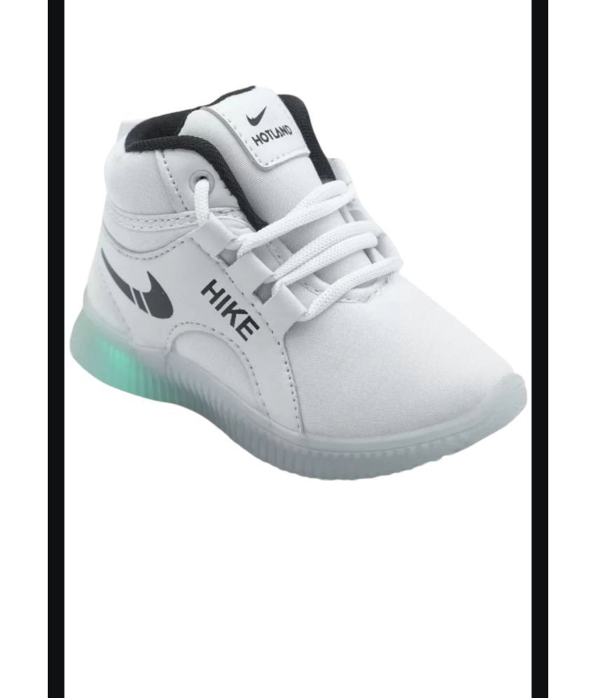     			ZNS ROYAL - White Boy's LED Shoes ( 1 Pair )