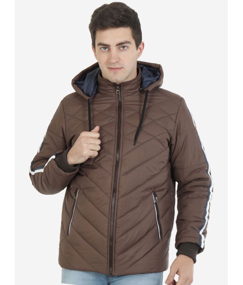     			xohy Nylon Men's Casual Jacket - Brown ( Pack of 1 )