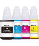 TEQUO Ink For Gi-790 G3010 Multicolor Pack of 4 Cartridge for 790 INK G1000 , G1010 , G1100 , G2000 , G2002 , G2010 , G2012 , G2100 , G3000 , G3010