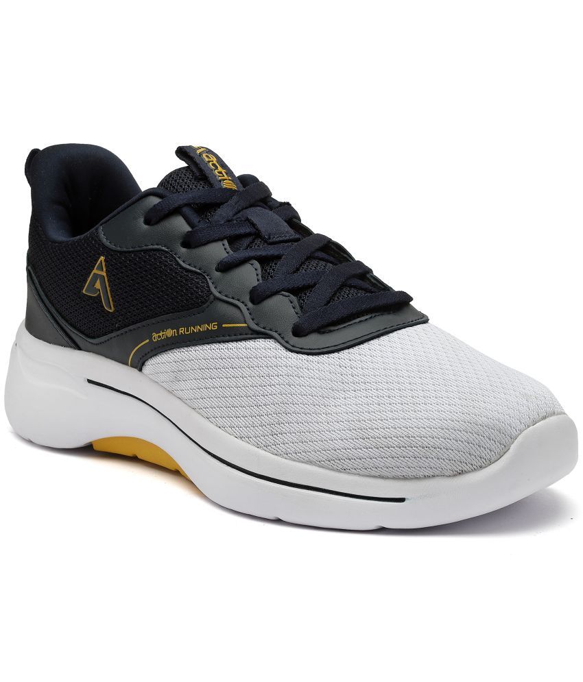     			Action - Sports Running Shoes White Men's Sports Running Shoes