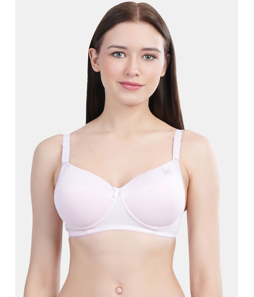     			LACYLUXE Nylon Lightly Padded Women's T-Shirt Bra ( Pink )