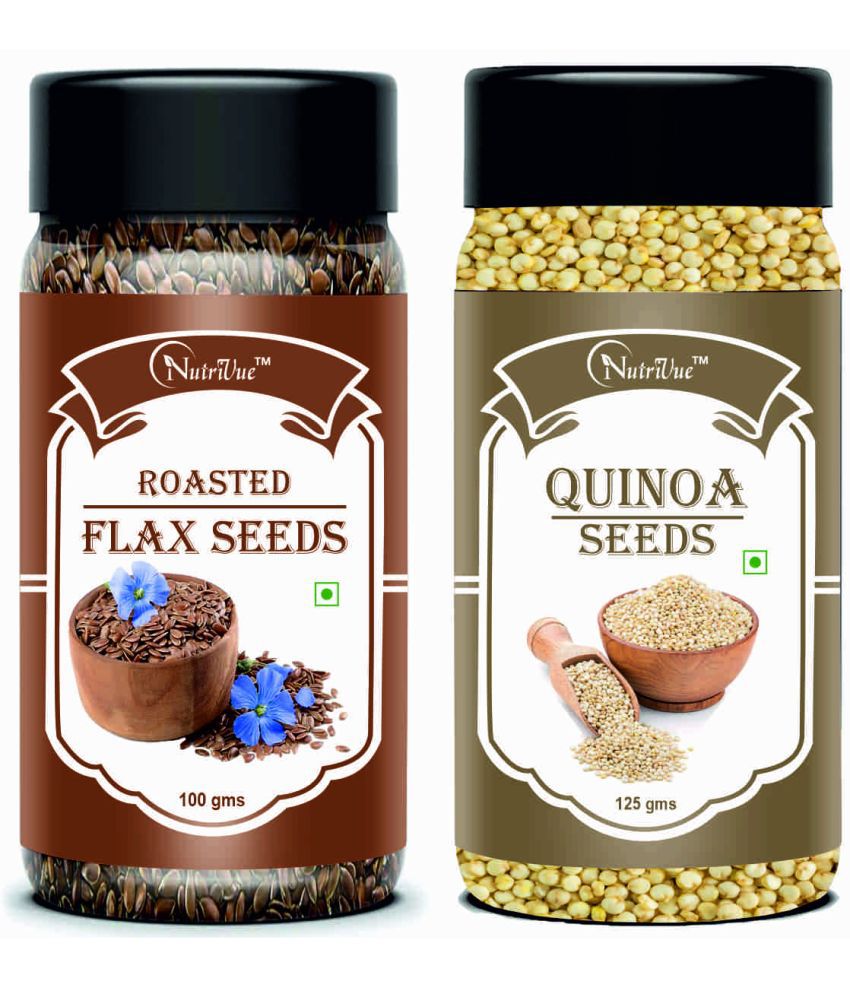     			NUTRIVUE Roasted Flax Seeds & Quinoa Seeds 225 gm Pack of 2