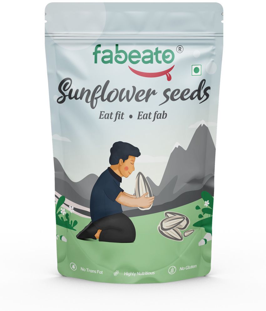    			Fabeato Natural Raw Sunflower Seeds for Eating without Shell 250g | Immunity Booster| Healthy Heart| Zero Cholesterol| Bones Health