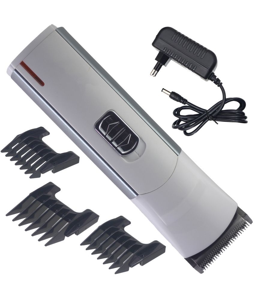     			JMALL - Rechargeable Trimmer White Cordless Clipper With 40 minutes Runtime
