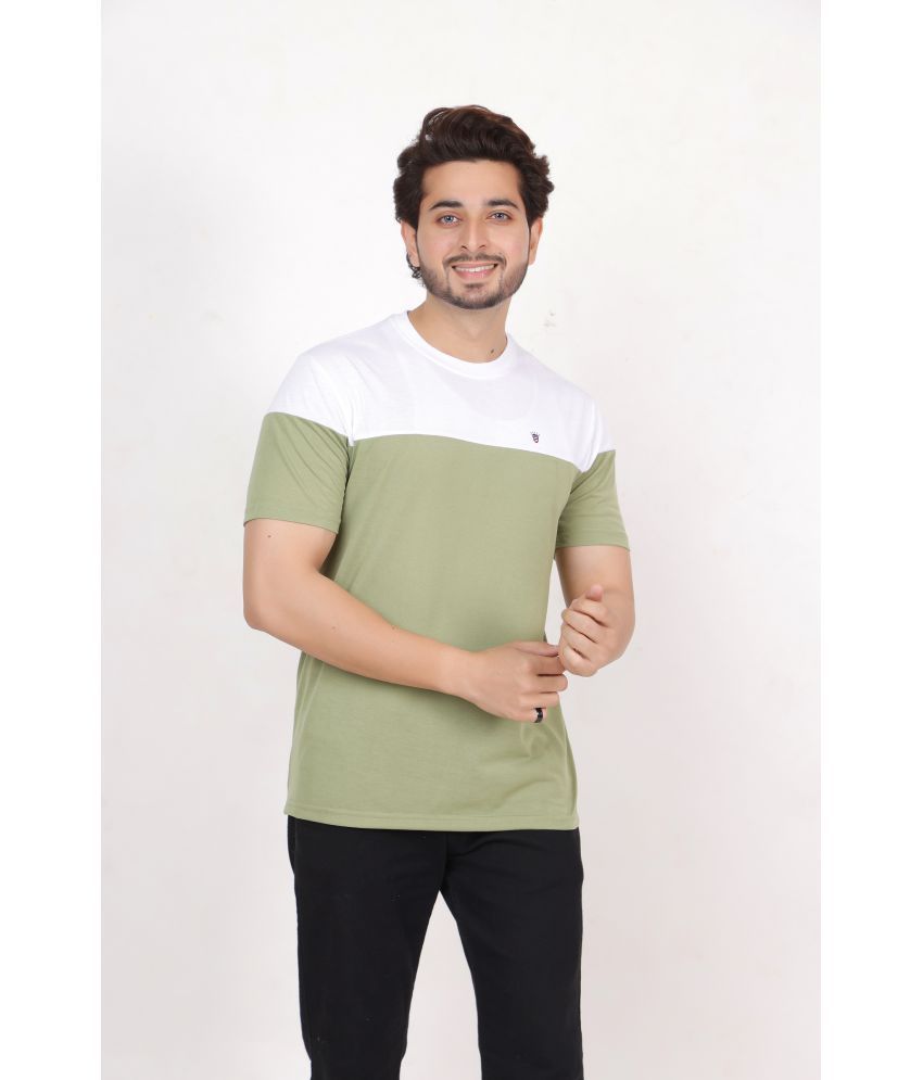     			RELANE Pack of 1 Cotton Blend Regular Fit Men's T-Shirt ( Green )