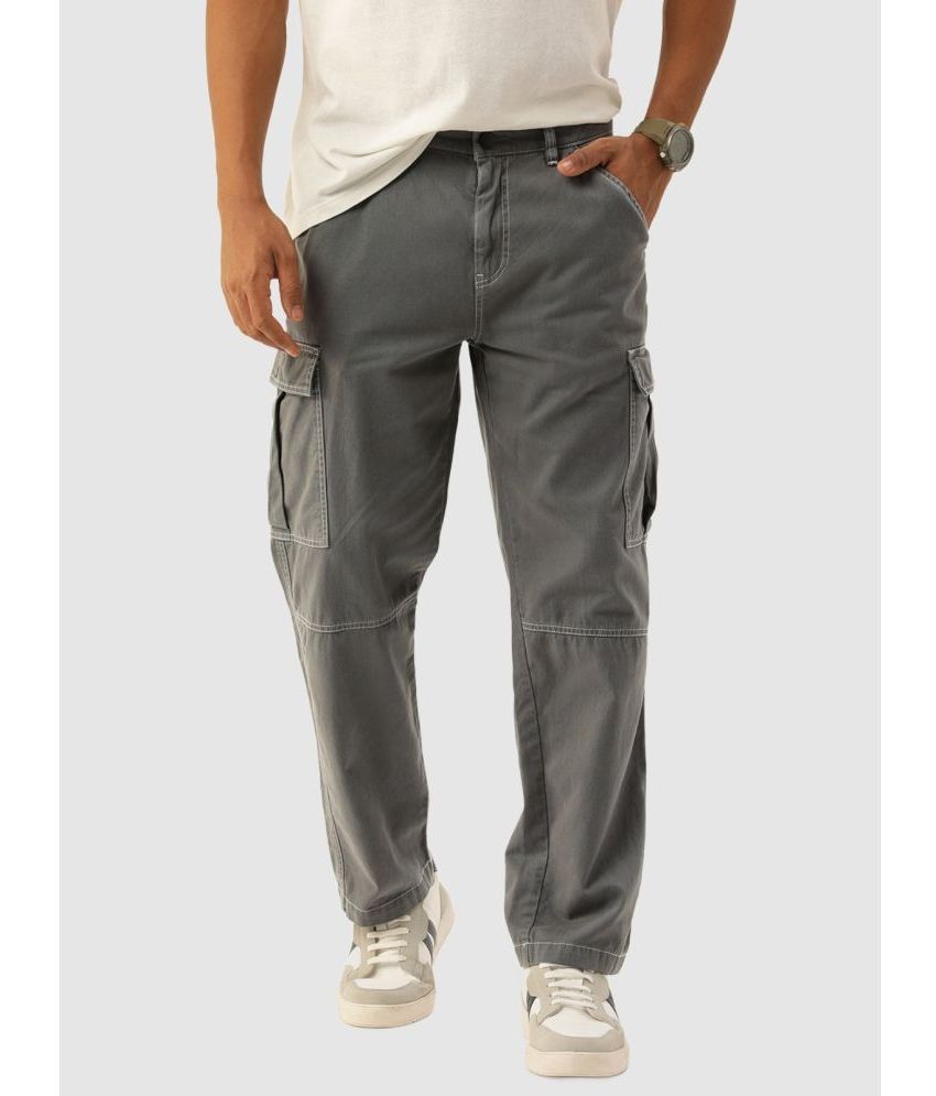     			Bene Kleed Regular Flat Men's Cargos - Grey ( Pack of 1 )