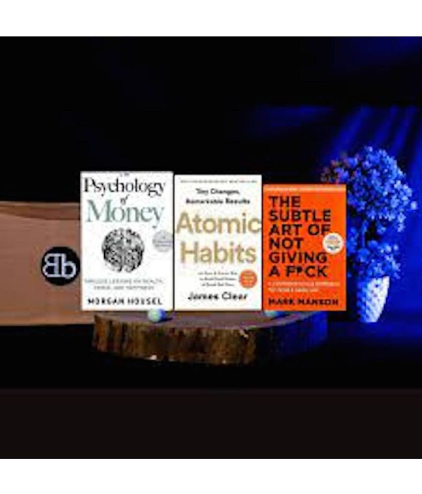     			Books Combo (Atomic Habit ,The Subtle Art Not Giving A F*ck, Psychology of money)- Paperback