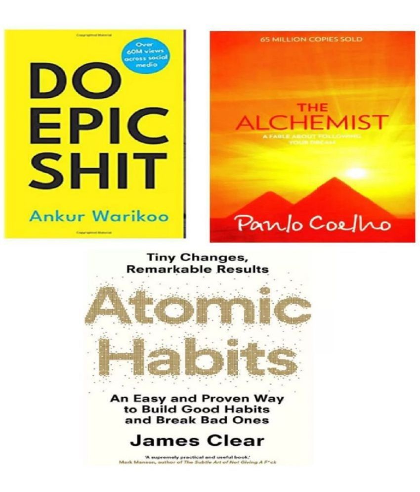     			Do epic + the Alchemist + Atomic habit