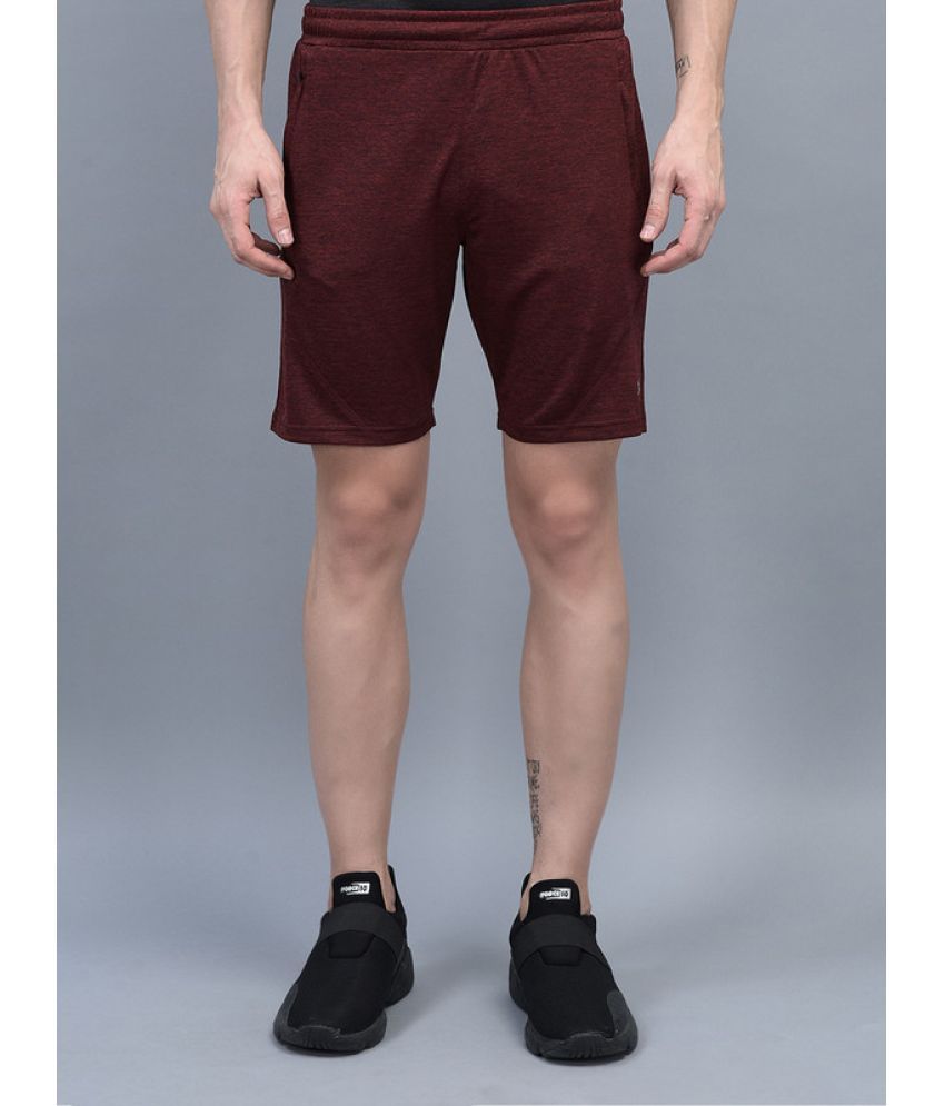     			Force NXT - Maroon Cotton Blend Men's Shorts ( Pack of 1 )