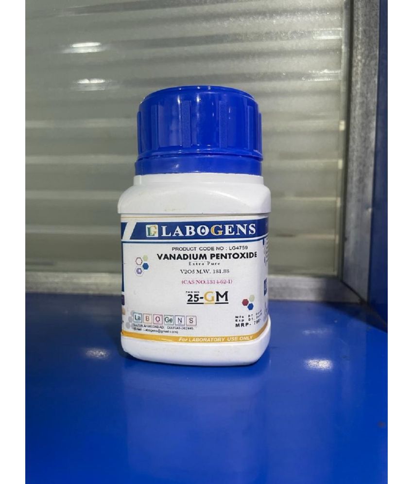     			VANADIUM PENTOXIDE Extra Pure 25-gm