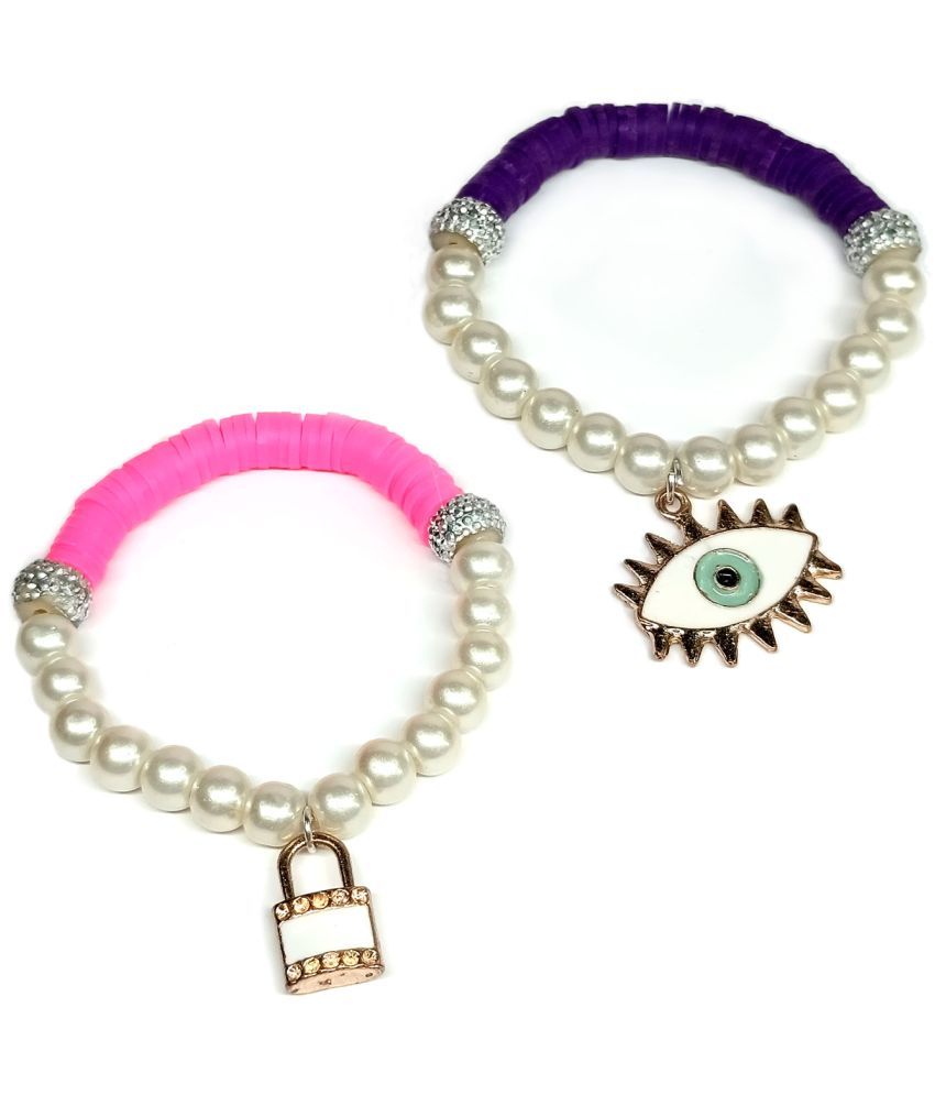     			DAIVYA WELLNESS - Multicolor Bracelet ( Pack of 2 )