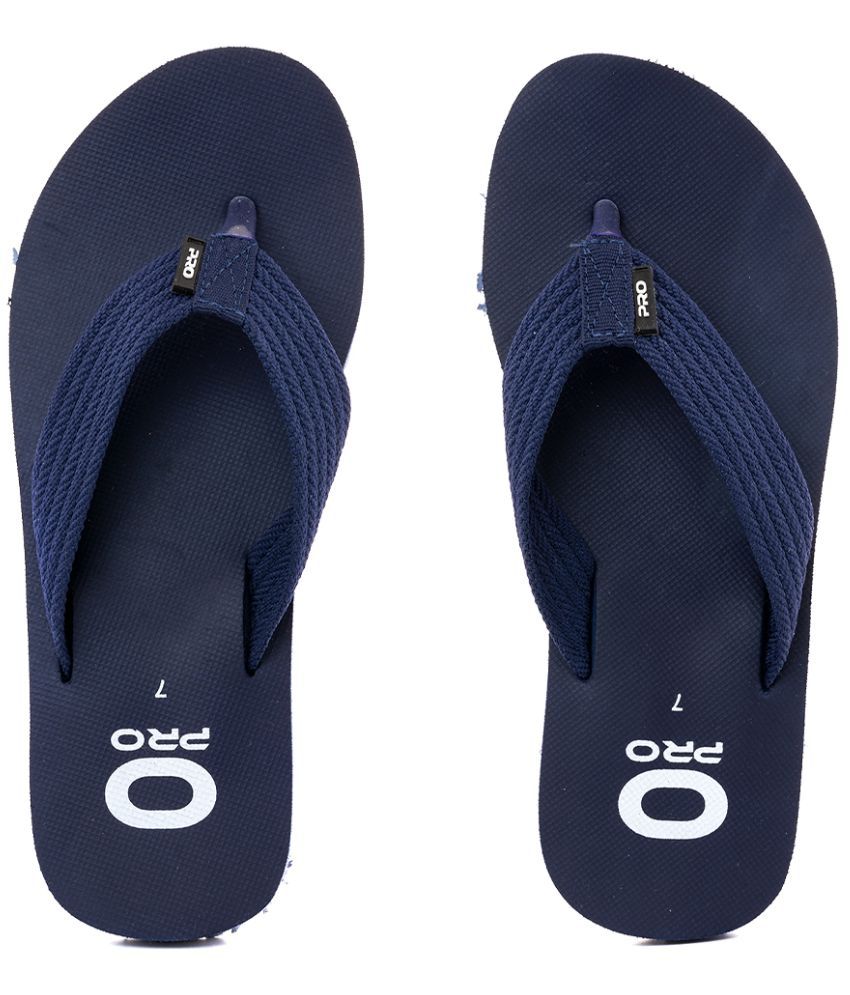     			KHADIM - Navy Blue Men's Thong Flip Flop