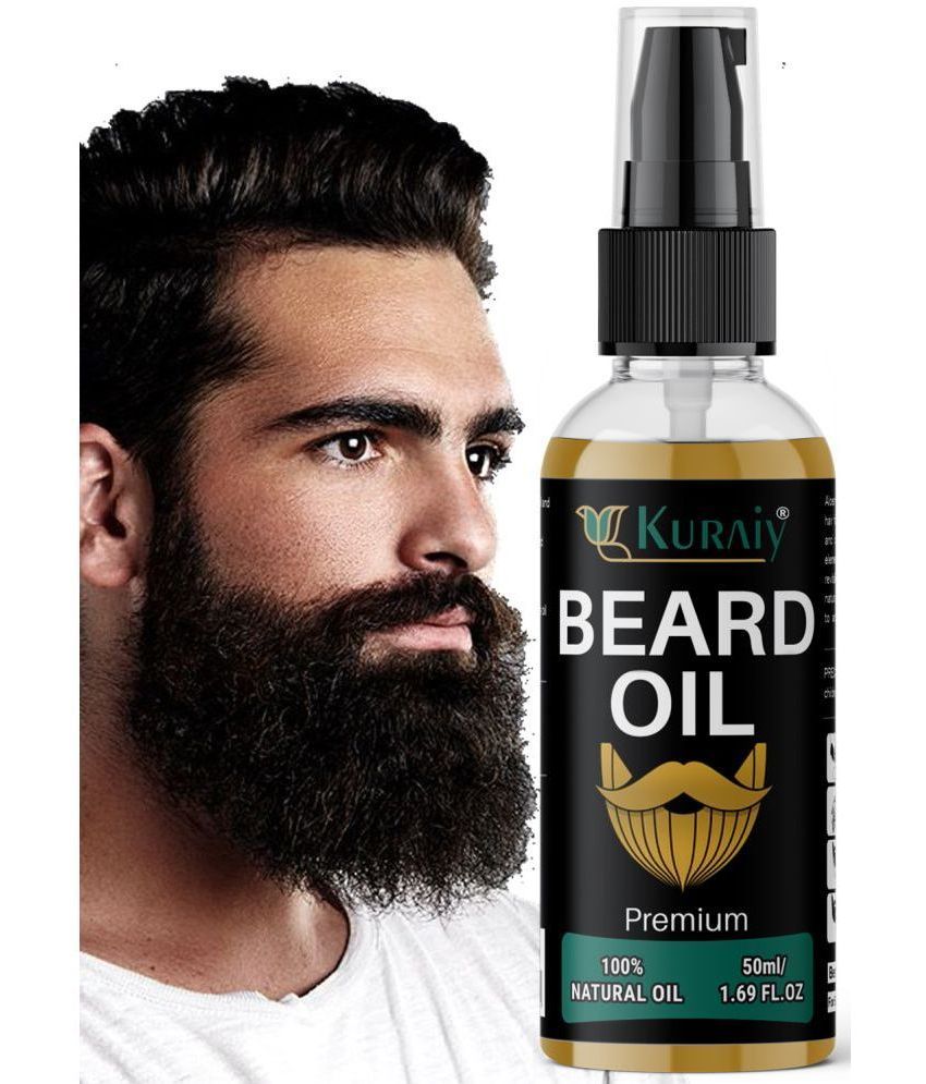     			KURAIY Beard Growth Oil for Men For Better Beard Growth With Thicker Beard (50 ml)