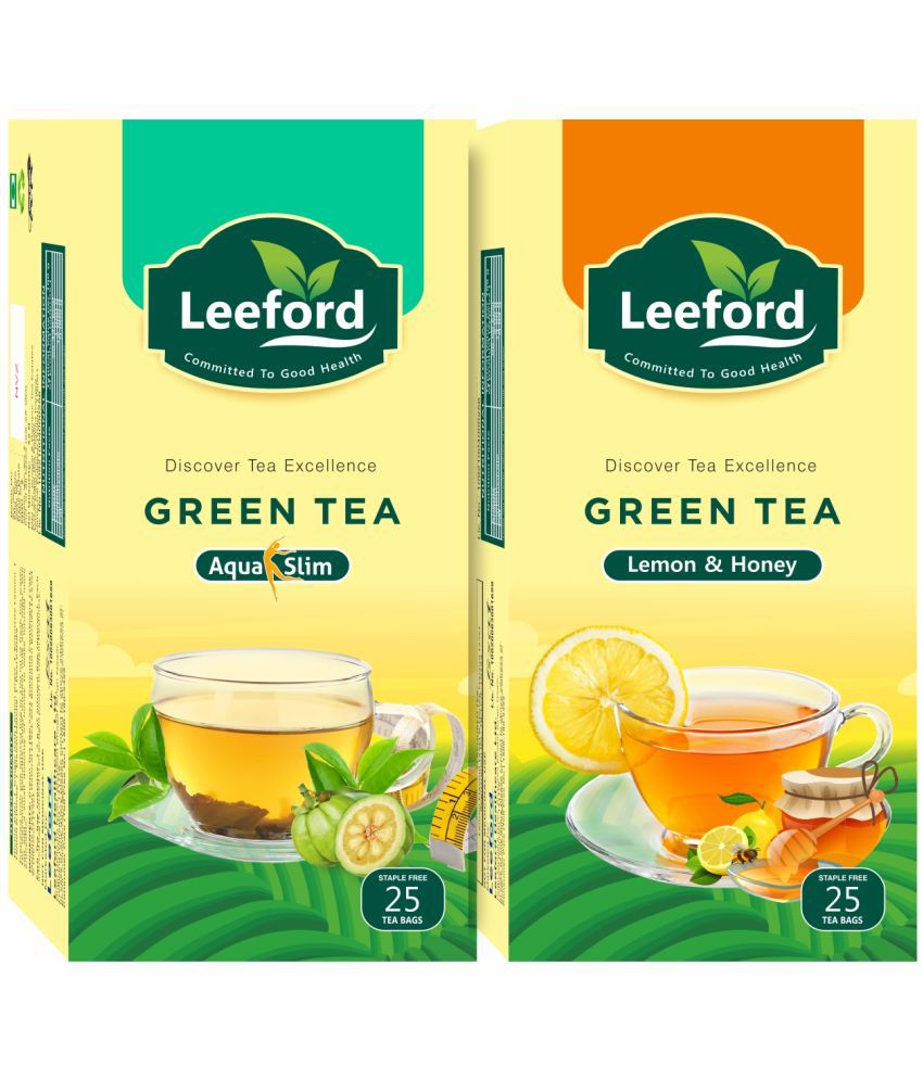     			Leefordgreen Tea Aqua Slim and Lemon With Honey Combo Pack (2 x 25 Bags)