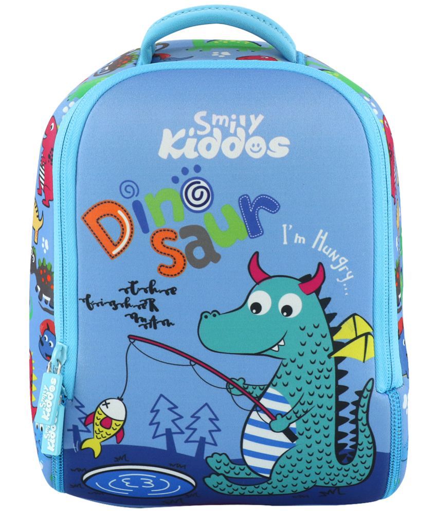     			SmilyKiddos 8 Ltrs Blue Polyester College Bag