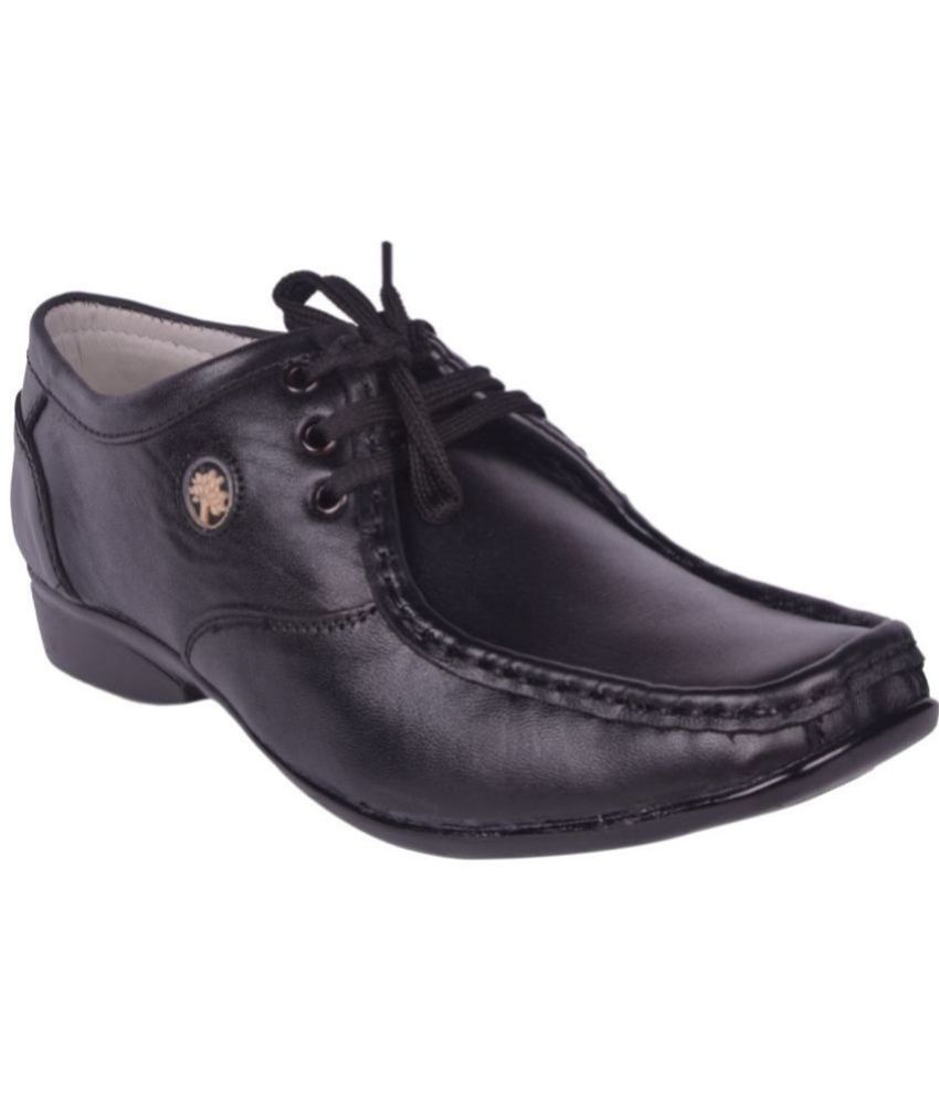     			ss shoes - Black Men's Derby Formal Shoes