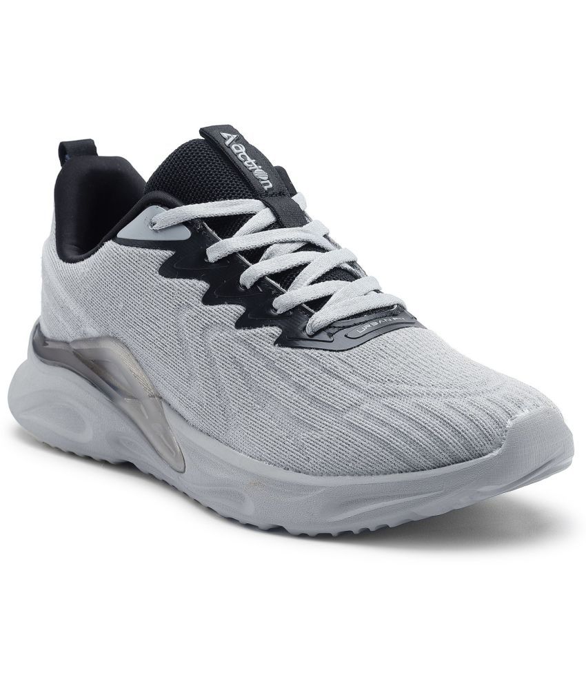     			Action - Sports Running Shoes Light Grey Men's Sports Running Shoes