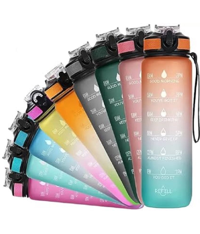     			Bluedeal Multicolour Water Bottle 1000 mL ( Set of 1 )