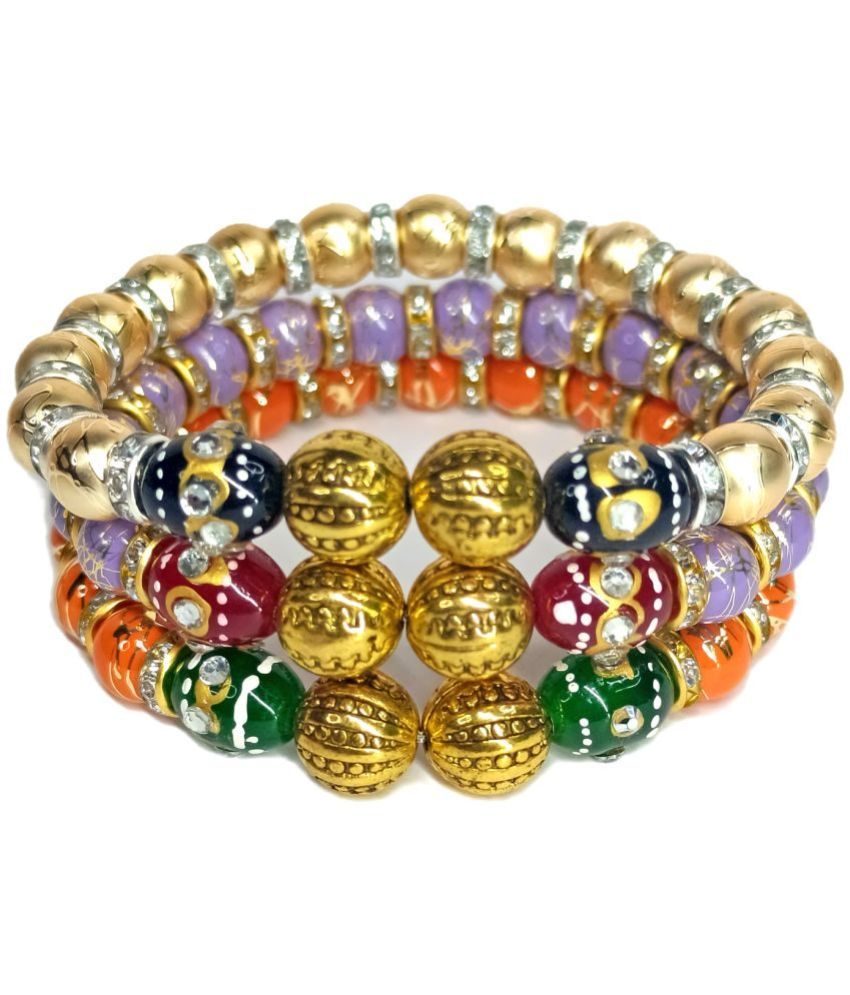     			DAIVYA WELLNESS - Multicolor Bracelet ( Pack of 3 )