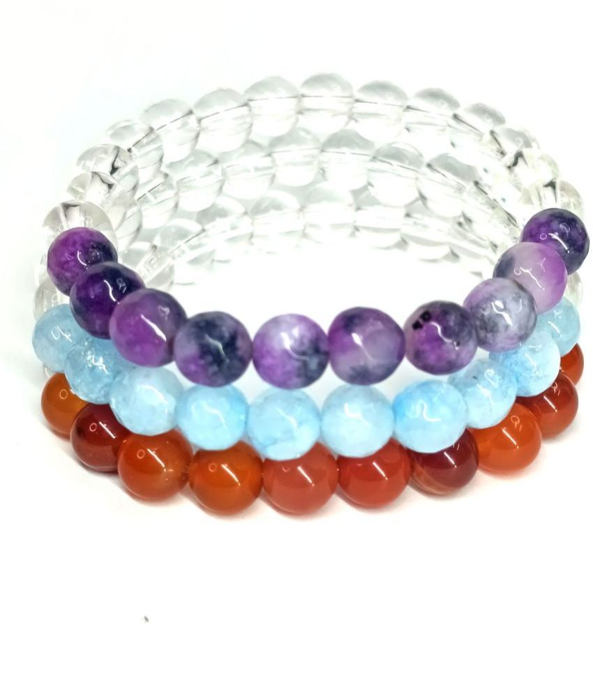     			DAIVYA WELLNESS - Multicolor Bracelet ( Pack of 3 )