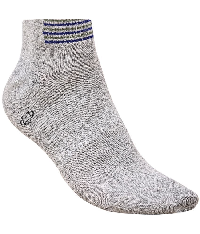     			Dollar - Cotton Men's Solid Cream Ankle Length Socks ( Pack of 5 )
