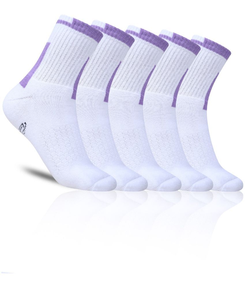     			Dollar - White Cotton Blend Women's Combo ( Pack of 5 )