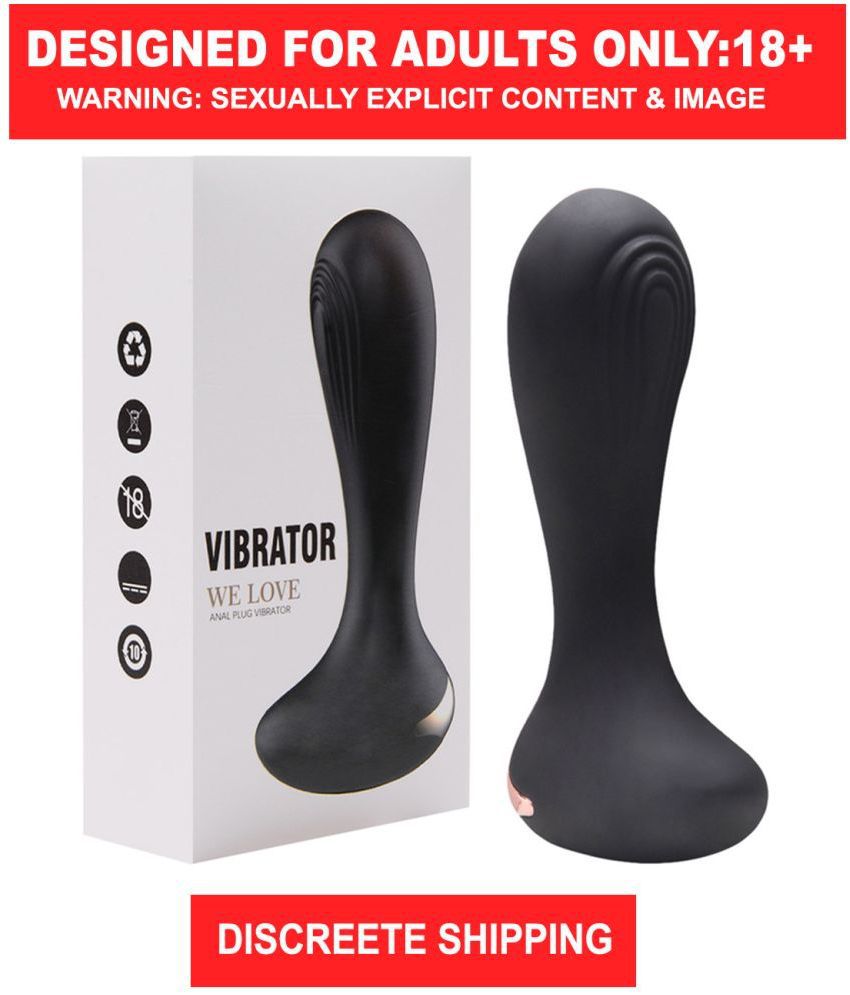     			LILO Anal Vibrator Prostate Stimulator Massage with 10 Vibration Modes Butt Plug Remote Control for Men