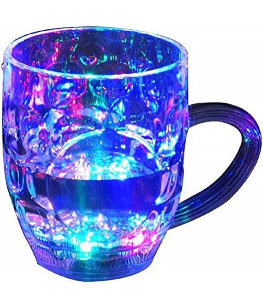     			PENYAN - Transparent Glass Milk Mug ( Pack of 1 )