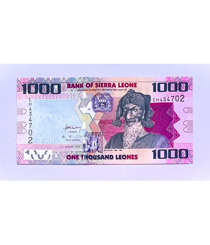     			SIERRA LEONE 1000 LEONE NOTE IN TOP UNC GRADE