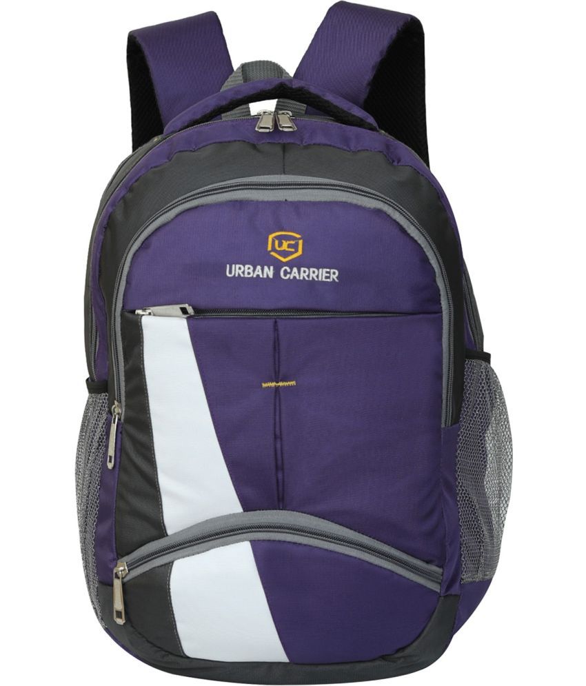     			URBAN CARRIER - Purple Polyester Backpack ( 35 Ltrs )