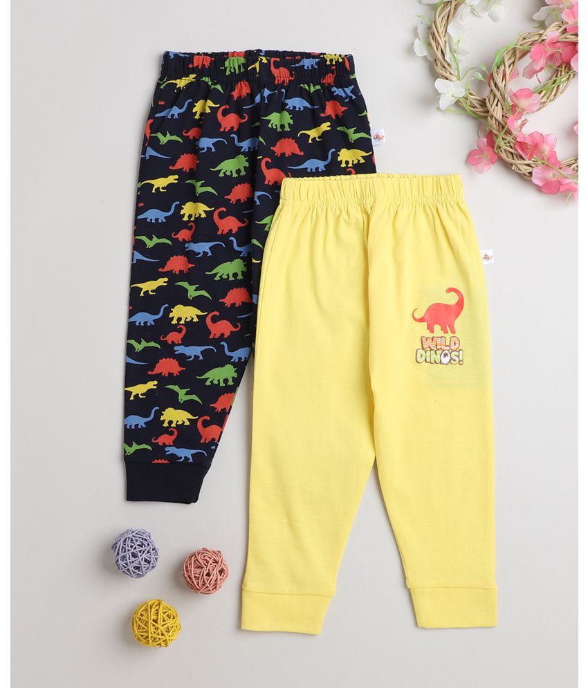     			BUMZEE - Yellow Cotton Boys Trackpant ( Pack of 2 )