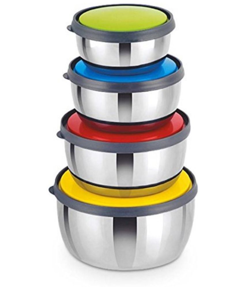    			Classic Essentials CE1401 Container Steel Multicolor Food Container ( Set of 4 )
