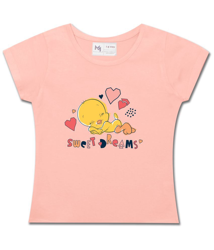     			MINUTE MIRTH - Pink Baby Girl T-Shirt ( Pack of 1 )
