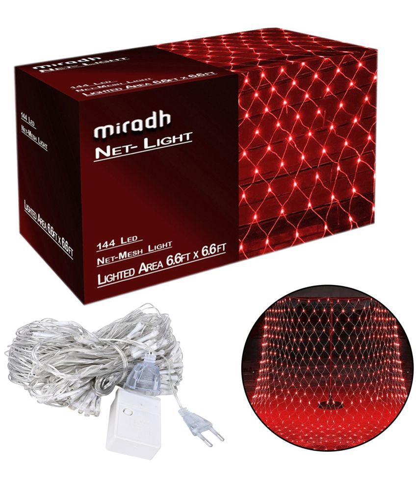     			MIRADH - Red 2Mtr String Light ( Pack of 1 )