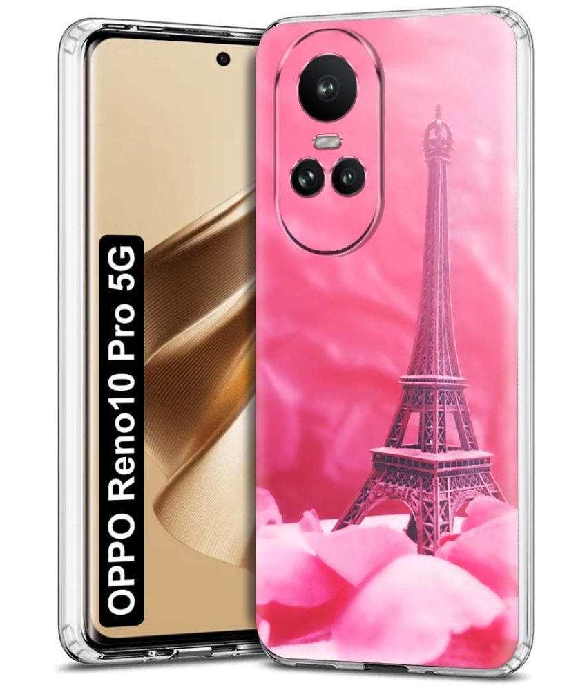     			NBOX - Multicolor Printed Back Cover Silicon Compatible For Oppo Reno 10 Pro ( Pack of 1 )